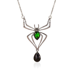 Spider Necklace Earrings Set width=100 