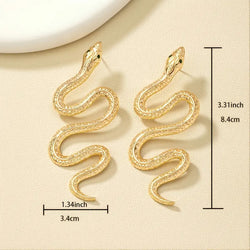 "Melonia" Snake Earrings width=100 