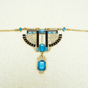 "Qetesh" Egyptian Art Deco Necklace