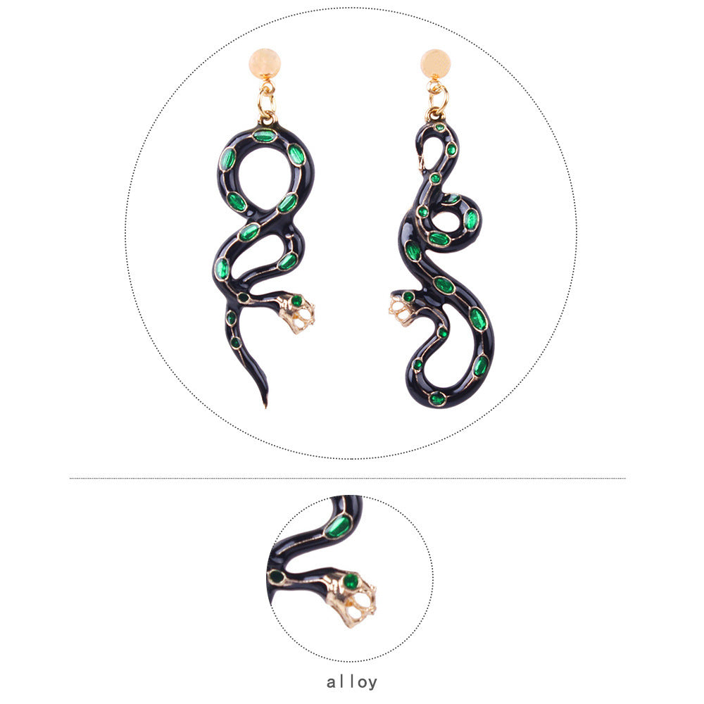 "Portia" Snake earrings