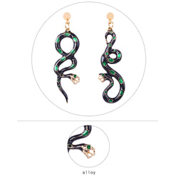 "Portia" Snake earrings width=100 