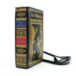 Alice In Wonderland Book Handbag - BLACK-1 width=100 