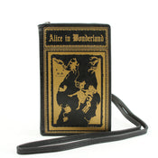 Alice In Wonderland Book Handbag - BLACK-0 width=100 