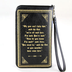 Alice In Wonderland Book Wallet Wristlet-2 width=100 