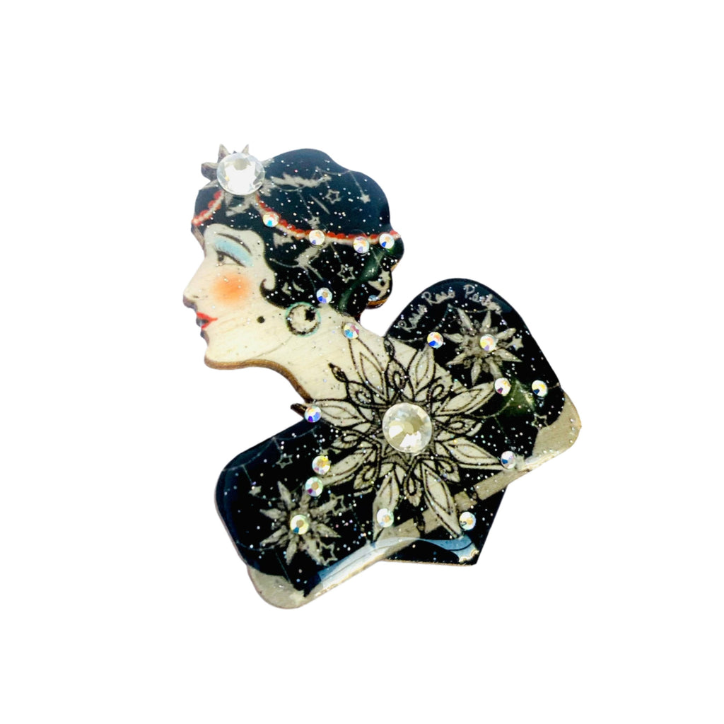 You are a Star Art Deco Brooch by Rosie Rose Parker-0