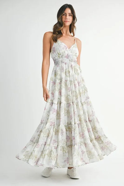 "Coventry" Floral Tiered Maxi Dress