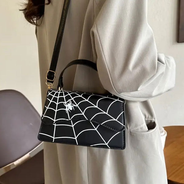 "Elena" Spider Web Bag
