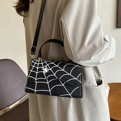 "Elena" Spider Web Bag width=100 