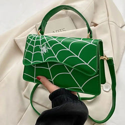 "Elena" Spider Web Bag width=100 