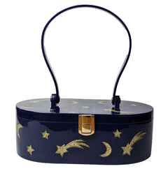 "Emma" Acrylic Purse - Blue