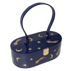 "Emma" Acrylic Purse - Blue
