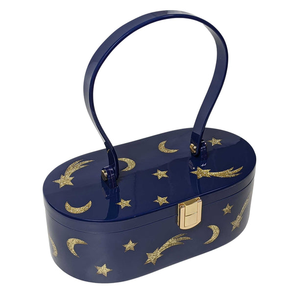 "Emma" Acrylic Purse - Blue