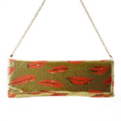 "Zaela" Lips Evening Clutch width=100 
