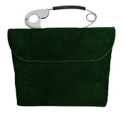 "Renata" Green Safety Pin Bag width=100 