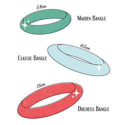 Midi Baby Pink Heavy Carve Bangle by Splendette-4 width=100 