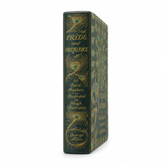 BCIP - Spine - "Pride and Prejudice" Peacock Book Clutch