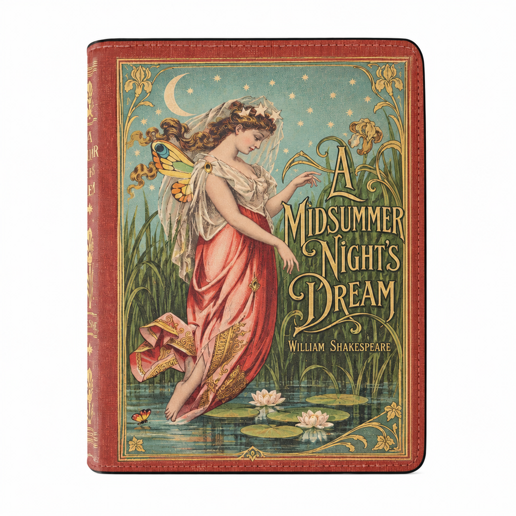 BCIP v09 - Final 1 - Front - 12-8385-0674eb9fb0d2 - "A Midsummer Night's Dream" Mooonlight Book Clutch