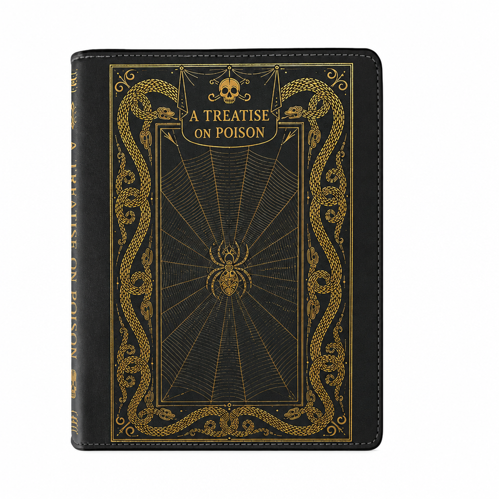 BCIP v09 - Final 1 - Front - 09-9046-55620eacd059 - "A Treatise On Poison" Sinister Book Clutch