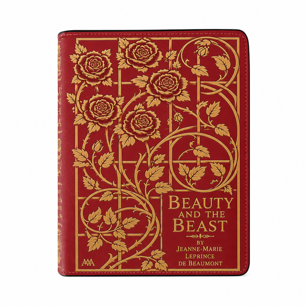 "Beauty and the Beast" Roses Book Clutch