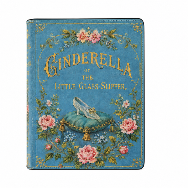 "Cinderella" Peacock Book Clutch