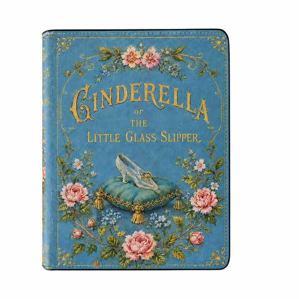 "Cinderella" Peacock Book Clutch