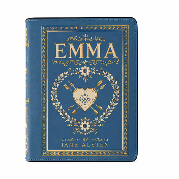 "Emma" Blue Book Clutch
