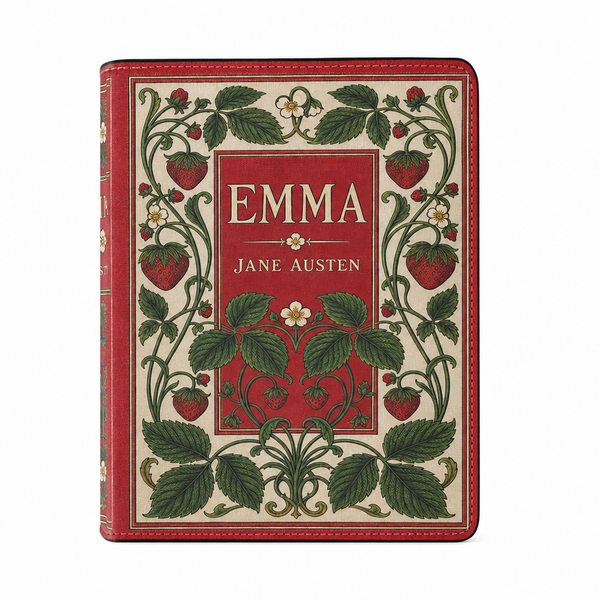"Emma" Strawberry Book Clutch