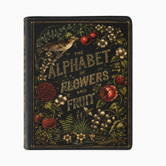 BCIP - Front - "Flowers and Fruit" Book Clutch