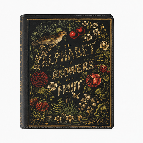 "Flowers and Fruit" Book Clutch