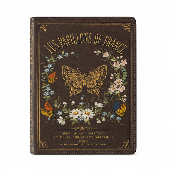 "Les Papillons de France" Book Clutch