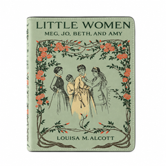 BCIP v09 - Final 1 - Front - 4a-8999-999e171a6f3e - "Little Women" Sage Green Book Clutch