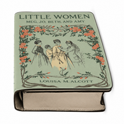 BCIP v09 - Final 4 - Front Angle - 4a-8999-999e171a6f3e - "Little Women" Sage Green Book Clutch width=100 