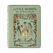 BCIP - Front - "Little Women" Sage Green Book Clutch width=100 