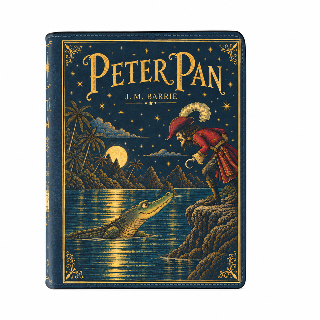 BCIP v09 - Final 1 - Front - 83-a2d9-be58a64db634 - "Peter Pan" Tick-Tock Book Clutch