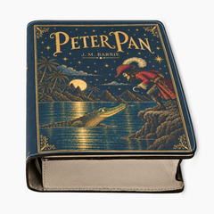 BCIP v09 - Final 4 - Front Angle - 83-a2d9-be58a64db634 - "Peter Pan" Tick-Tock Book Clutch