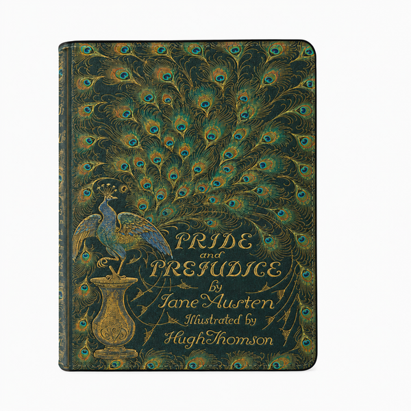 "Pride and Prejudice" Peacock Book Clutch