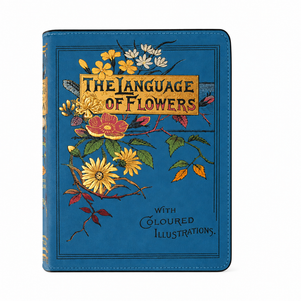 "The Language of Flowers" Book Clutch