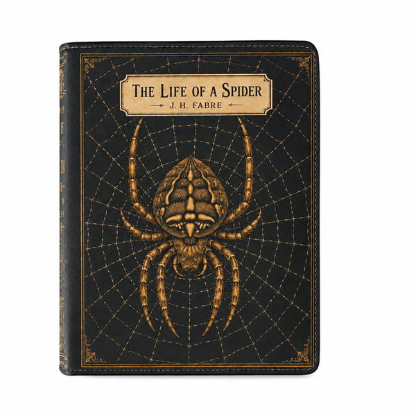 "The Life of a Spider" Book Clutch