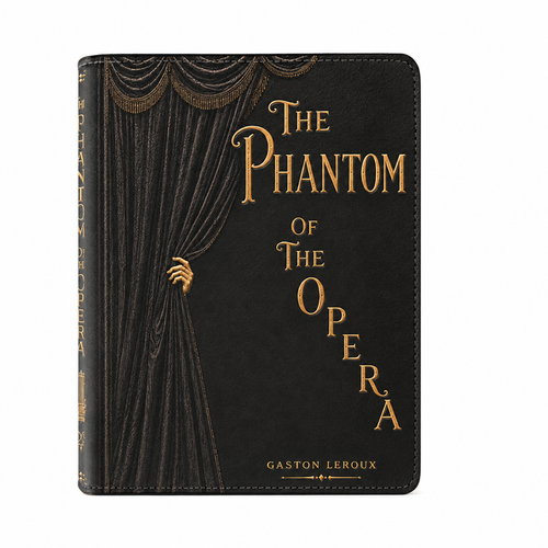 "The Phantom of the Opera" Curtains Book Clutch