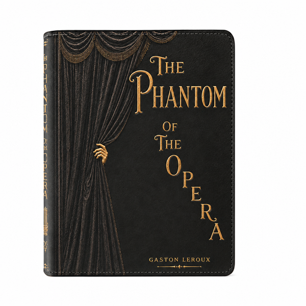 "The Phantom of the Opera" Curtains Book Clutch