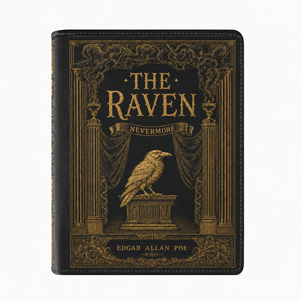 BCIP v09 - Final 1 - Front - 98-b1da-751a5b99b43d - "The Raven" Book Clutch