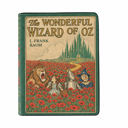 "The Wizard of Oz" Poppies Book Clutch