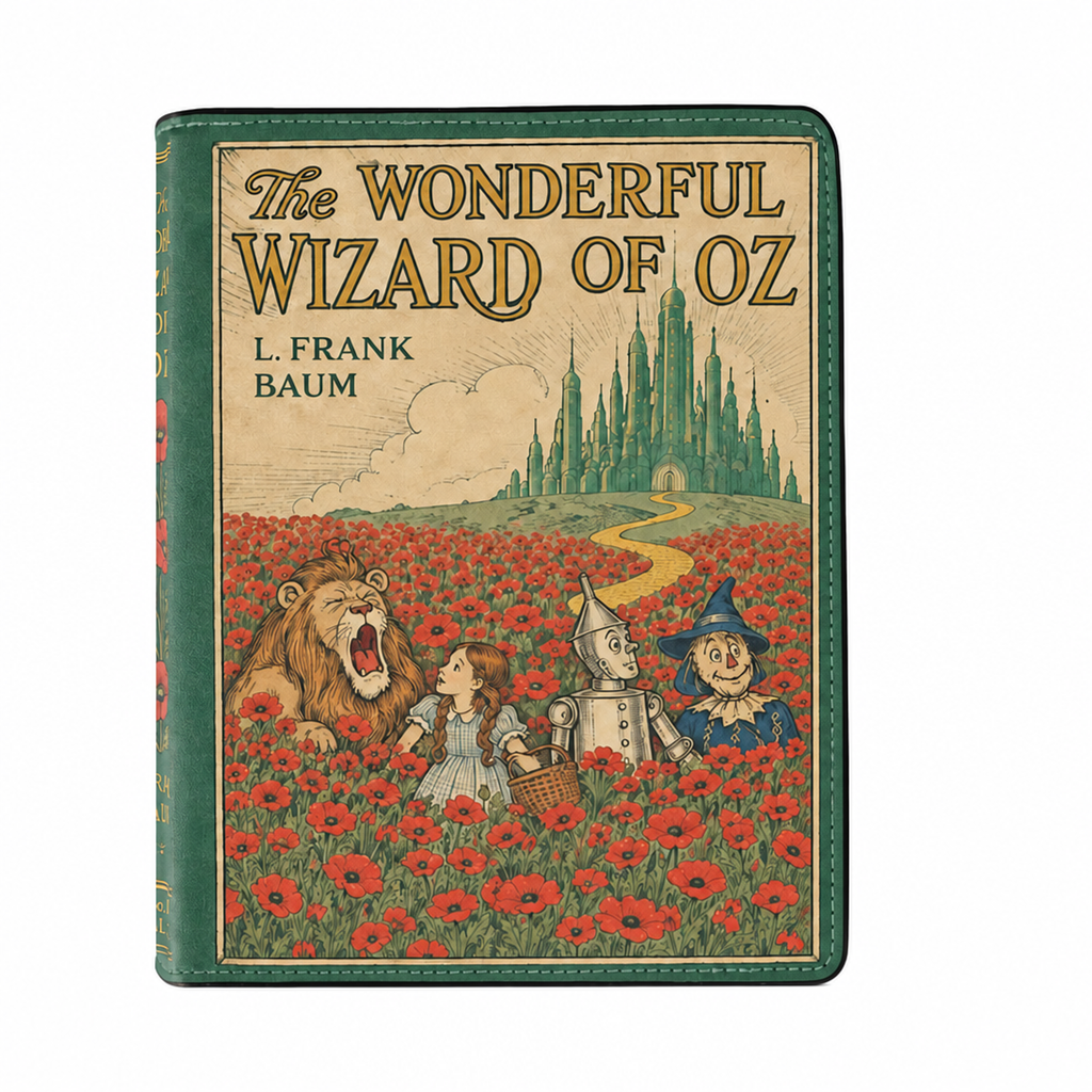 BCIP v09 - Final 1 - Front - 19-a1e4-36838f945411 - "The Wizard of Oz" Poppies Book Clutch