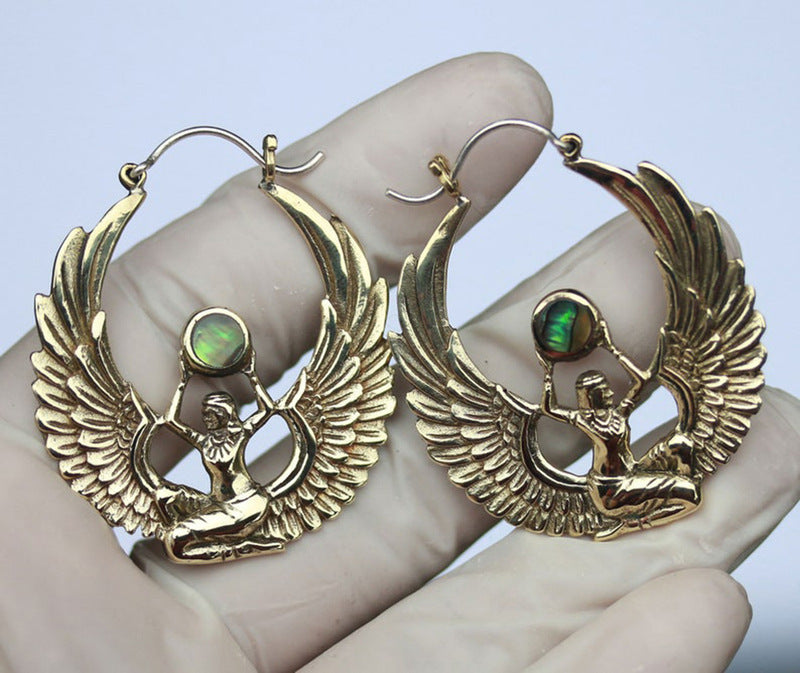 Golden Wings Earrings