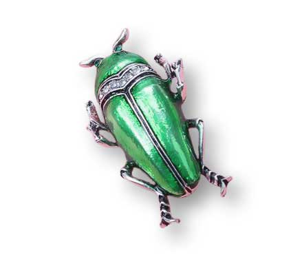 "Elsbeth" Beetle Brooch