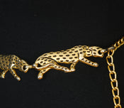 "Lola" Leopard Belt width=100 