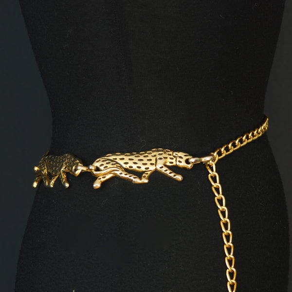 "Lola" Leopard Belt