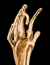 "Bella" Golden Hands Belt Buckle width=100 