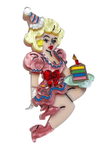 Birthday Belle Brooch by Lipstick & Chrome x Club Eggie - Fawn-0