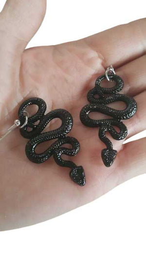 "Adara" Snake Earrings
